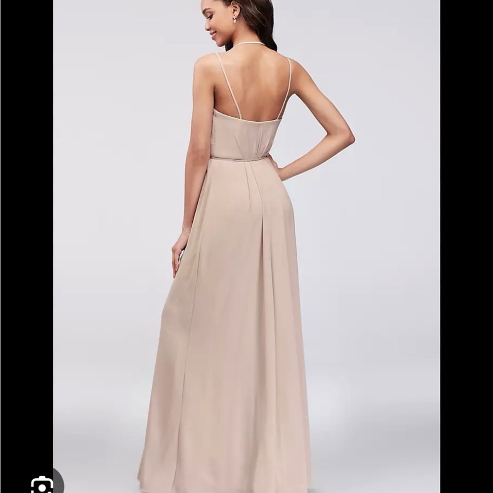 David's Bridal Dress Sage Green - Picture 2 of 7
